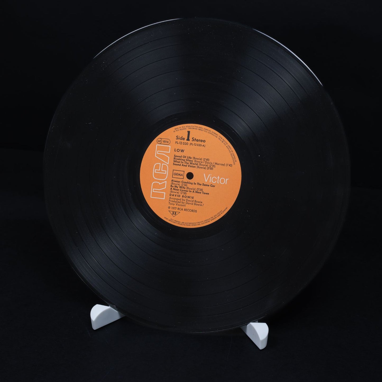 David Bowie – Low - Vinyl LP Schallplatte - VG+ / VG+