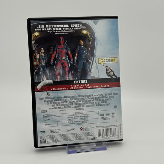Deadpool 2 - Marvel - Ryan Reynolds - Josh Brolin - 2018 - DVD - Zustand Gut