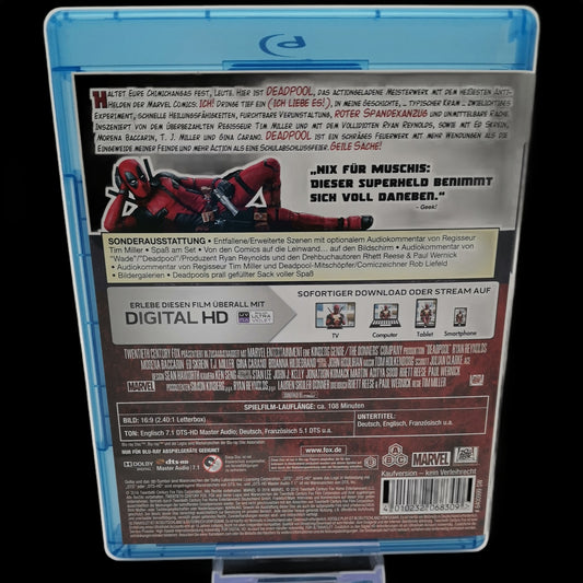 Deadpool - Marvel - Wendecover - Blu-Ray - Action - Superhelden - Sehr gut