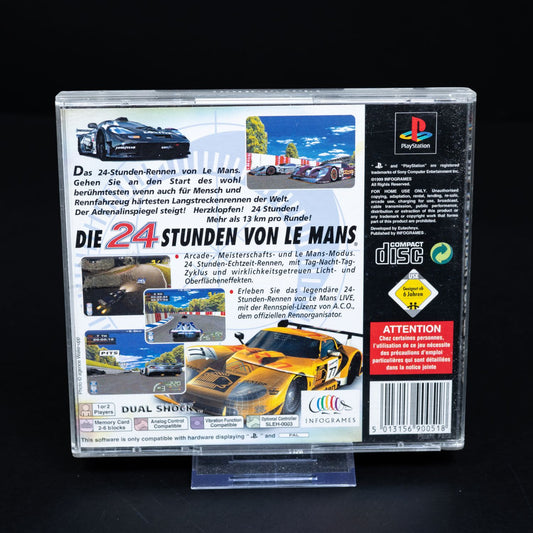 Die 24 Stunden von Le Mans - Playstation PS1 Spiel - CiB - PAL - Zustand Gut