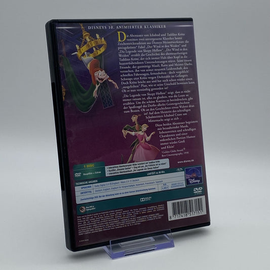 Die Abenteuer von Ichabod und Taddäus Kröte - Disney - DVD - Zustand Sehr Gut