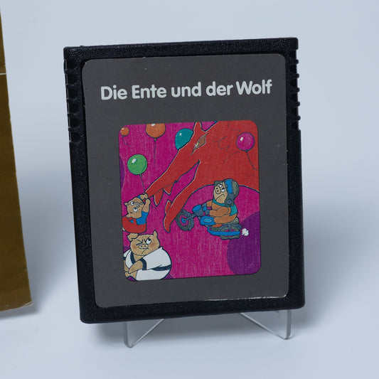 Die Ente und der Wolf + Anleitung - Atari 2600 - Funktioniert - Zustand Sehr Gut