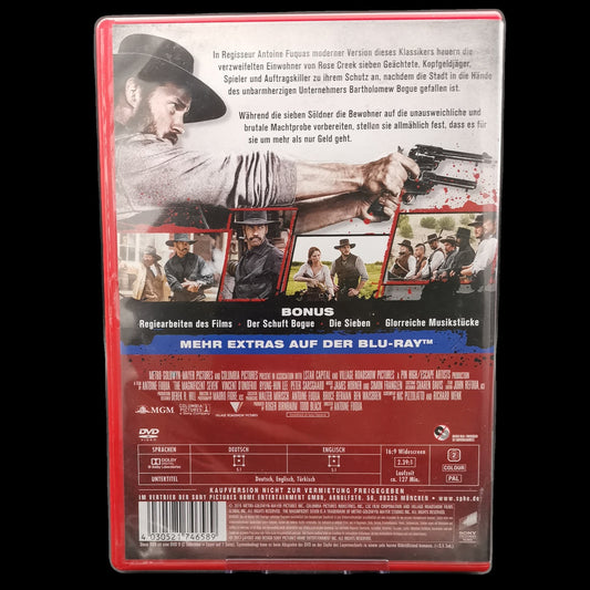 Die glorreichen Sieben - Western - Denzel Washington - 2016 - DVD - Sehr gut