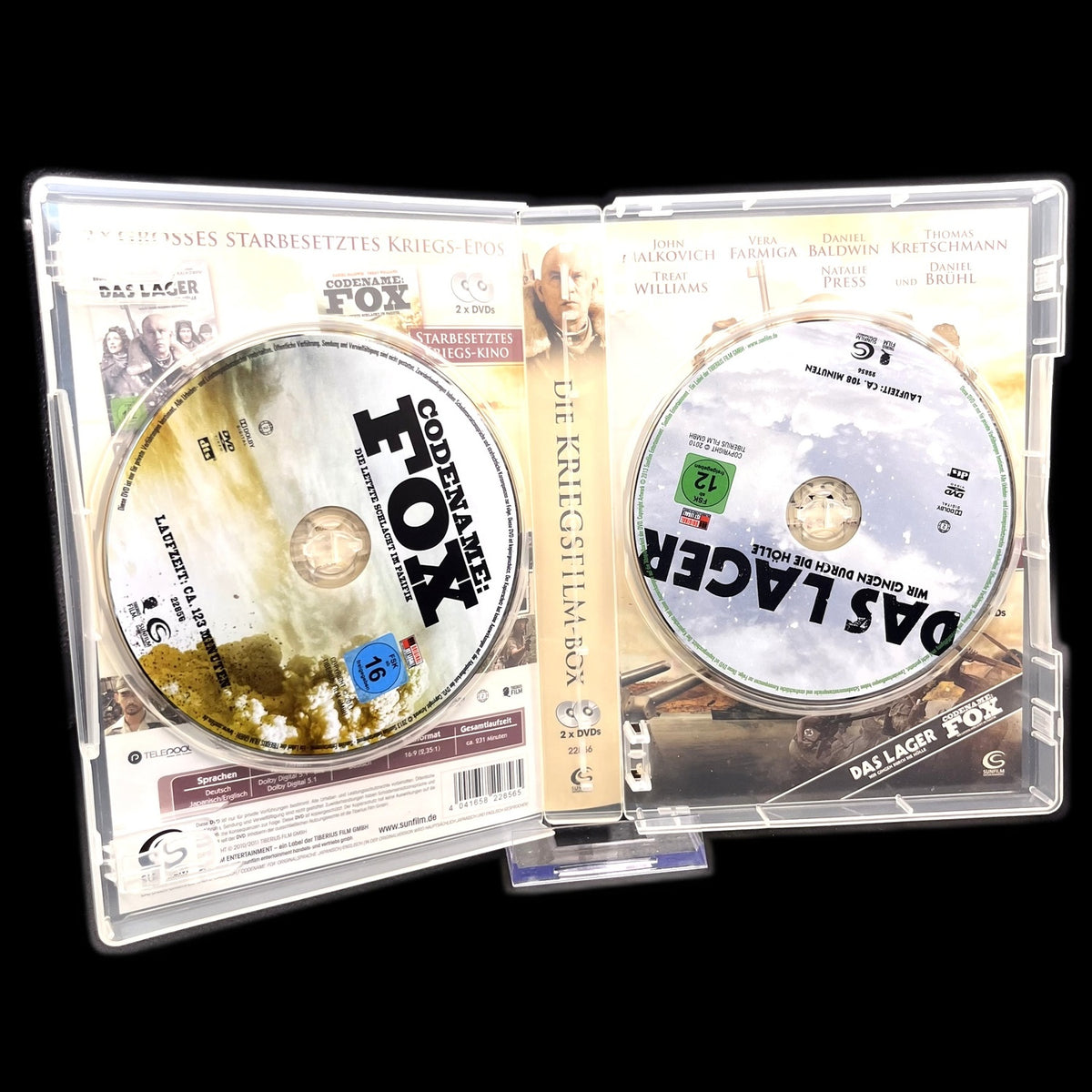 Die Kriegsfilm-Box - Wendecover - 2 Discs - Kriegsfilm - DVD - Gebraucht