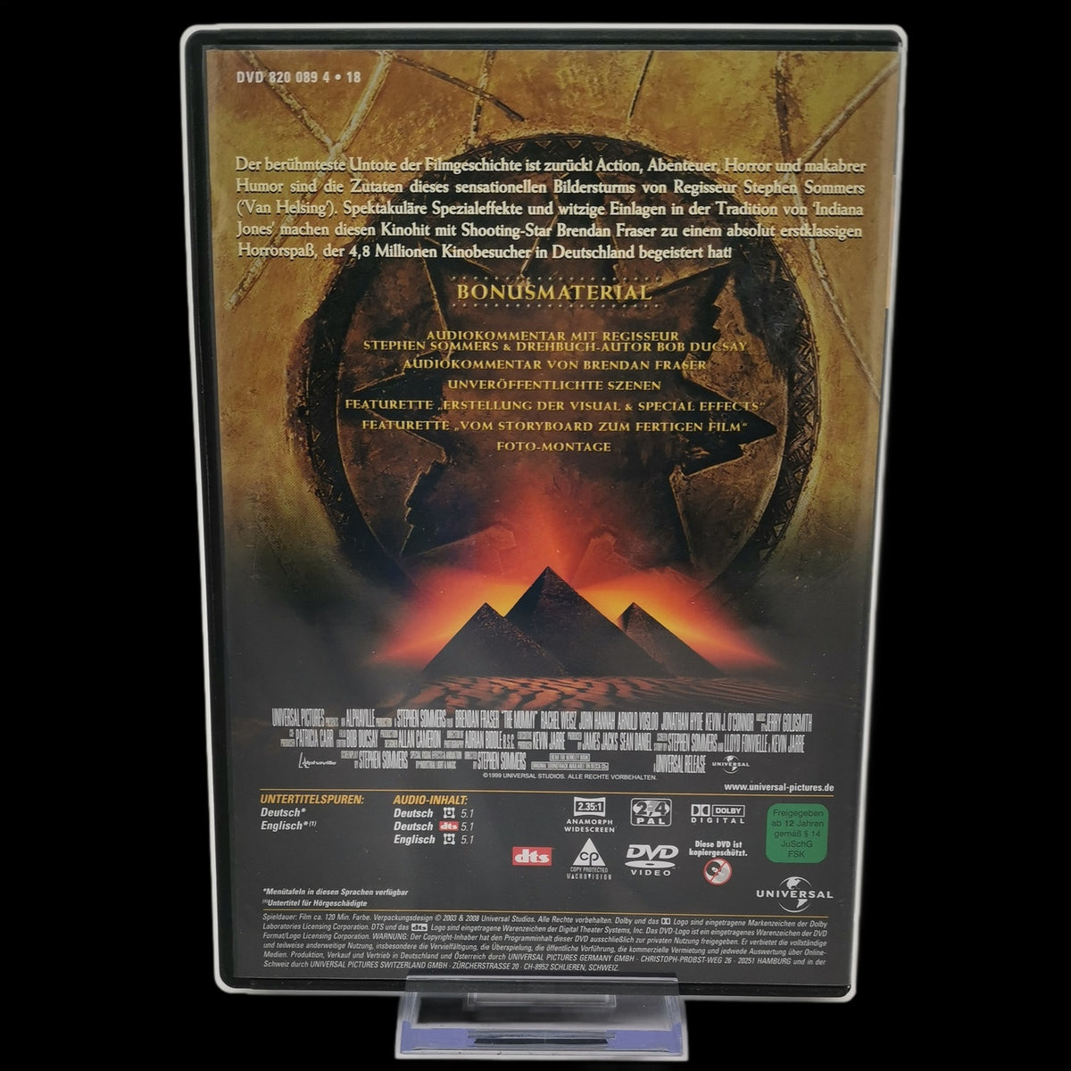 Die Mumie - Bonusmaterial enthalten - Abenteuer - DVD - Kreaturen - Sehr gut
