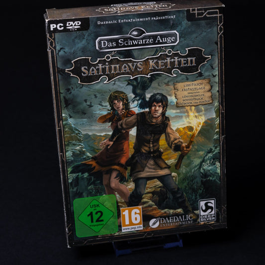 DSA Das Schwarze Auge - Satinavs Ketten - PC Spiel Big Box - CiB - Zustand Gut