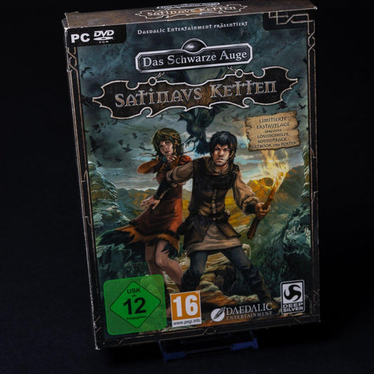 DSA Das Schwarze Auge - Satinavs Ketten - PC Spiel Big Box - CiB - Zustand Gut