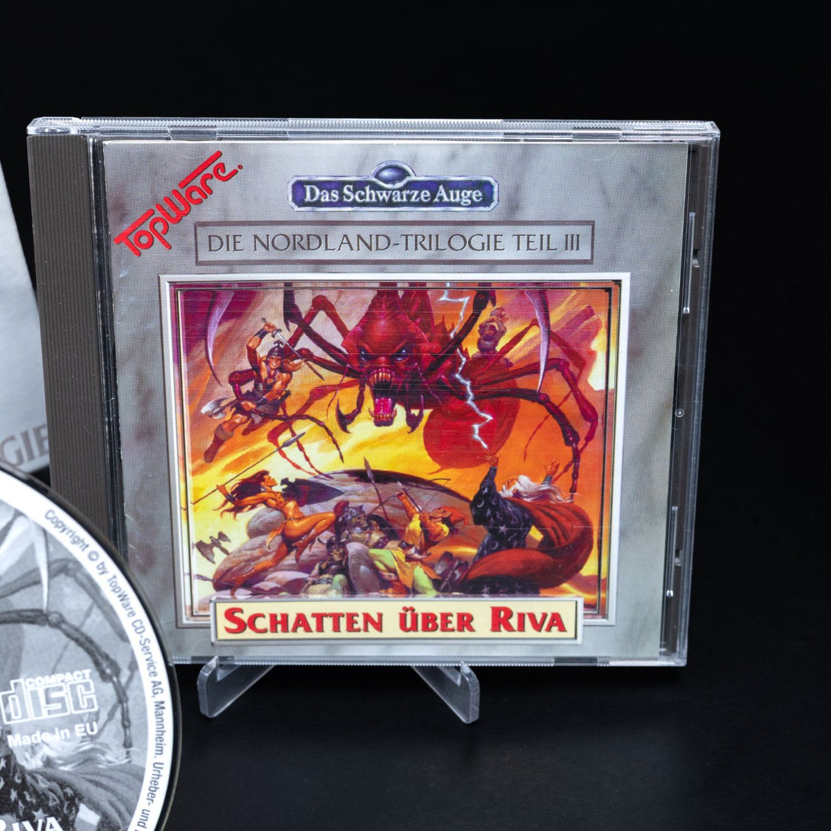 DSA - Das Schwarze Auge: Schatten über Riva - PC CD-ROM Big Box - Top Zustand