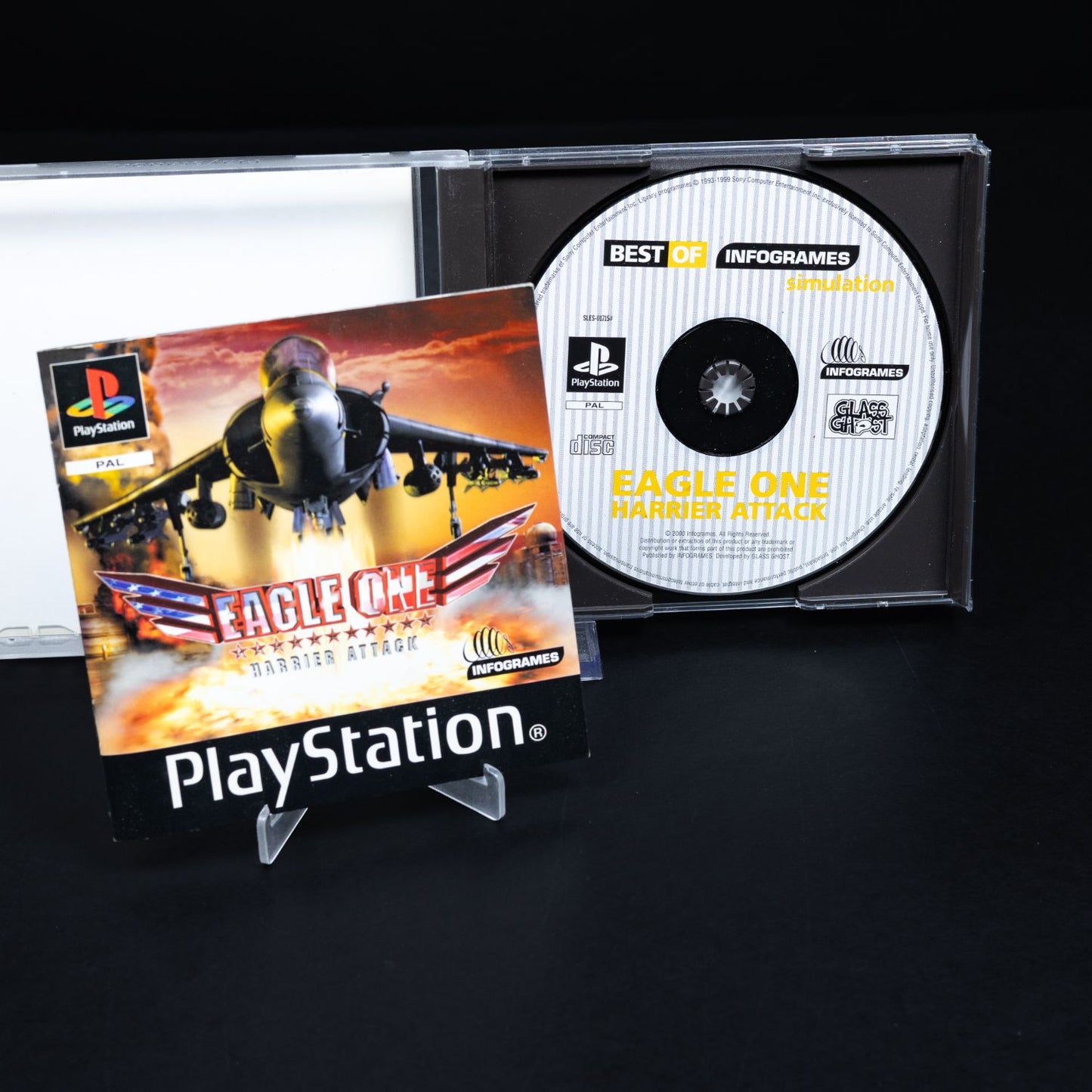 Eagle One: Harrier Attack - Playstation PS1 Spiel - CiB - PAL - Zustand Gut