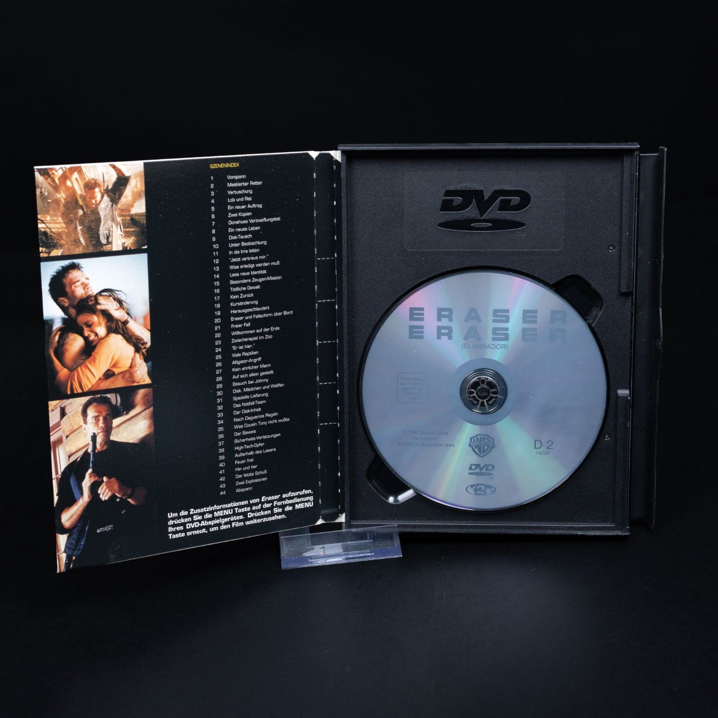 Eraser - DVD - Arnold Schwarzenegger Action - Zustand Sehr Gut