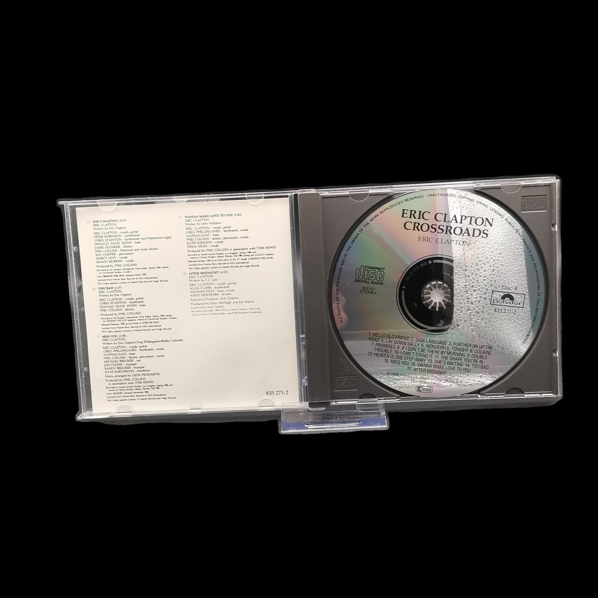 Eric Clapton - Crossroads - CD - Rock - Album - 1988 - Disc 4 - Gebraucht