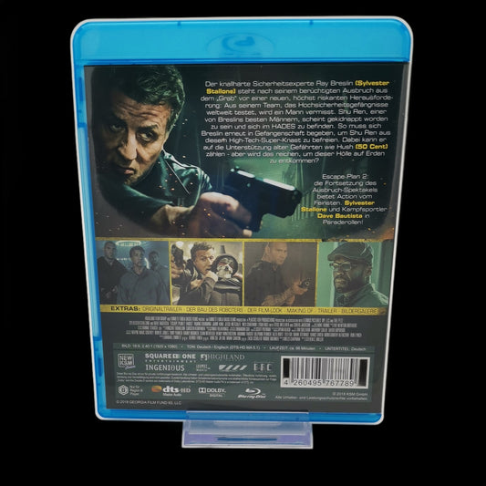 Escape Plan 2: Hades - Blu-Ray - Action - Flucht - Stallone - 2018 - Sehr gut