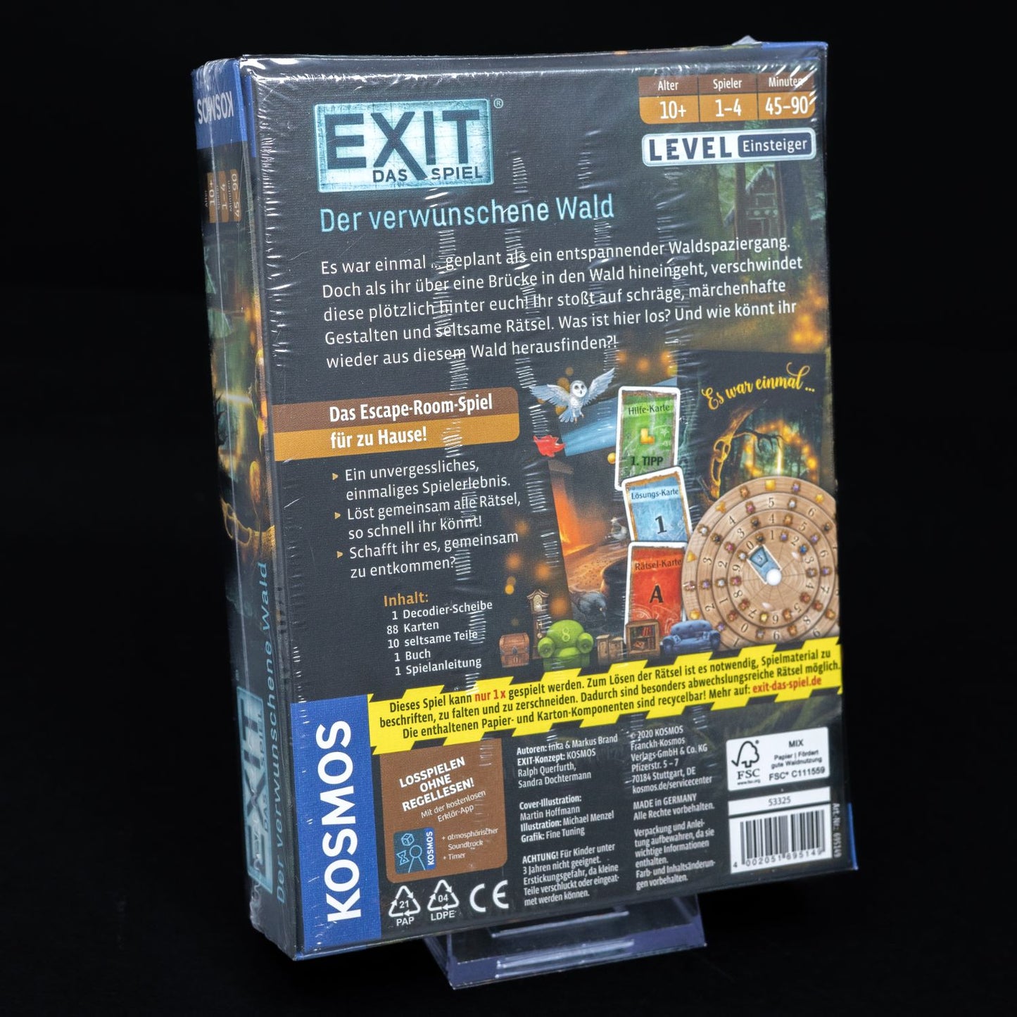 Exit - Der verwunschene Wald - Kartenspiel Puzzle - Kooperativ - NEU&OVP
