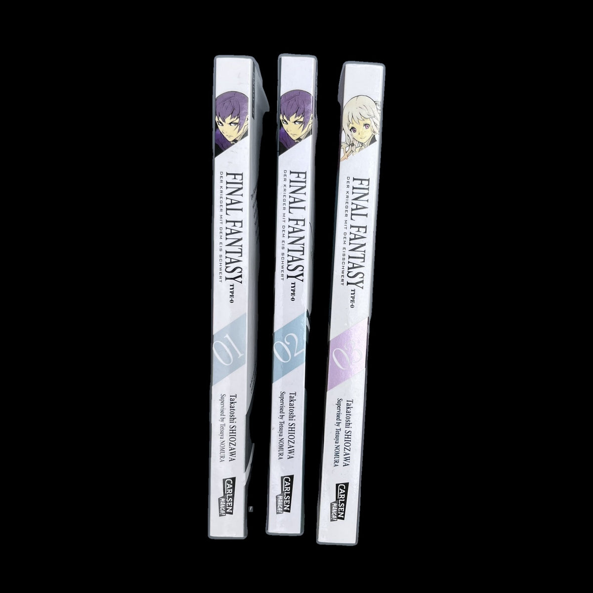 Final Fantasy Type-0 - Band 1-3 - Carlsen Manga - Deutsch - Schwarzweiß