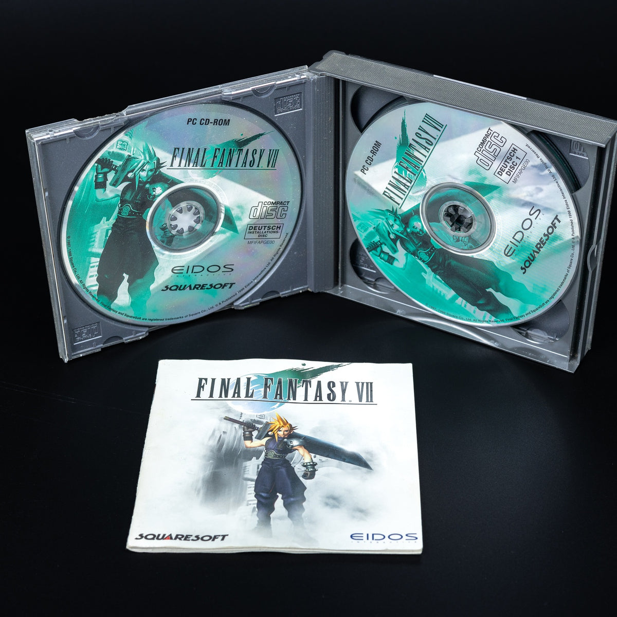Final Fantasy VII / 7 - PC CD-ROM Spiel - Komplett mit Anleitung - Zustand Gut