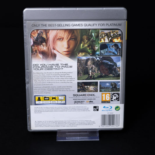 Final Fantasy XIII - Playstation 3 PS3 Platinum Spiel - PAL - CiB - Zustand Gut