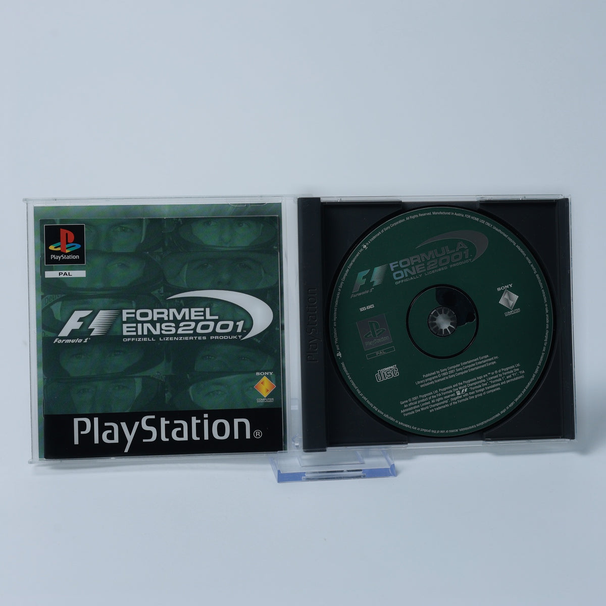 Formel Eins 2001 - Playstation PS1 Spiel - PAL - Deutsch - Zustand Gut
