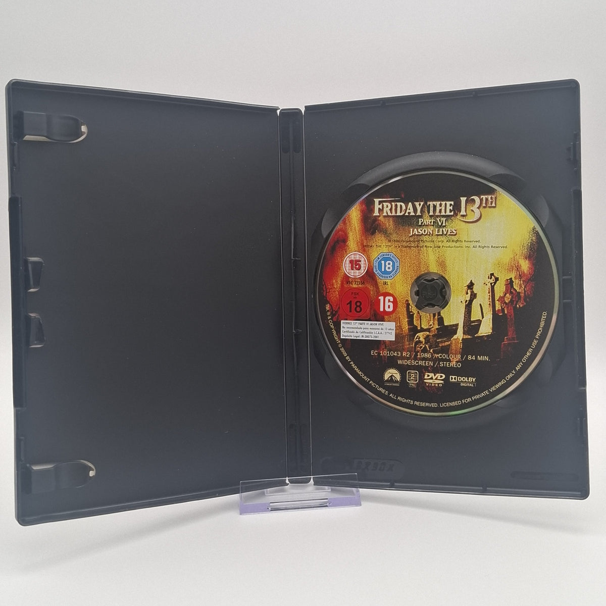 Freitag der 13. Teil 6 - Jason Lebt - FSK 18 - DVD - Film - Zustand Sehr Gut
