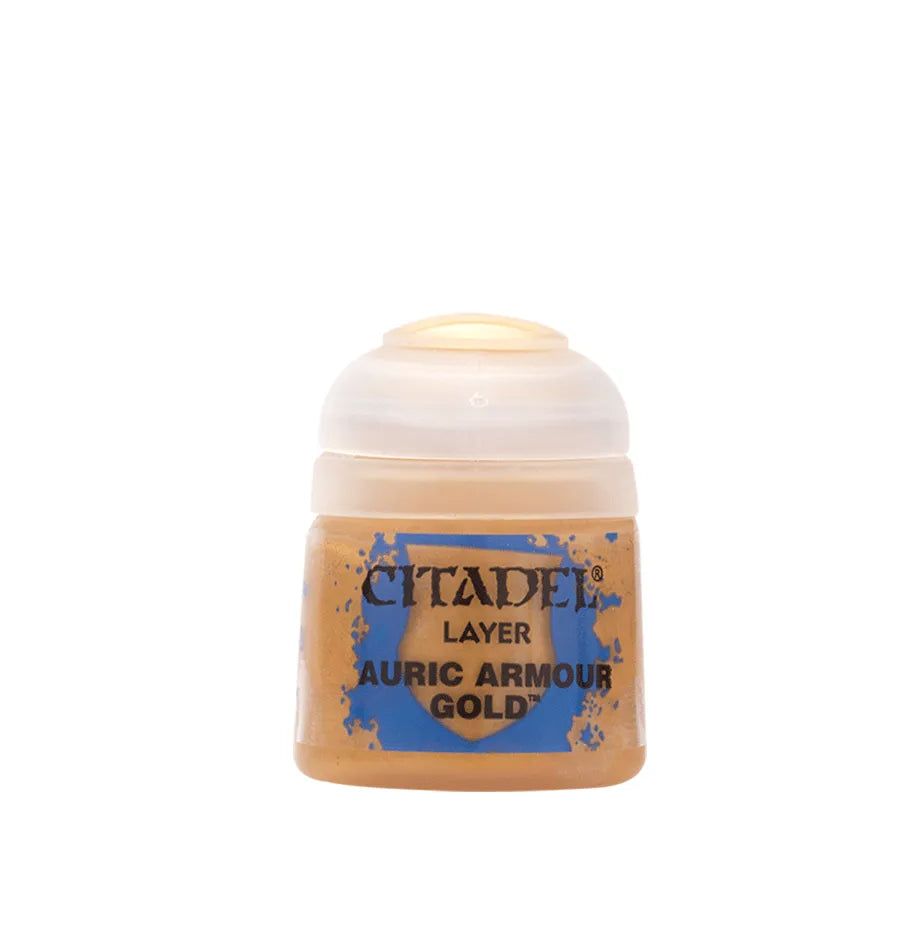 Games Workshop Layer: Auric Armour Gold (12 ml) Warhammer Tabletop Farbe