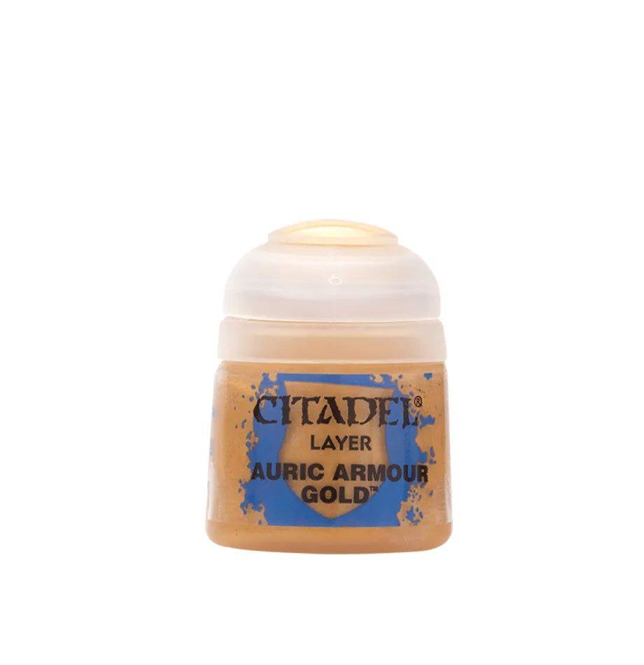 Games Workshop Layer: Auric Armour Gold (12 ml) Warhammer Tabletop Farbe
