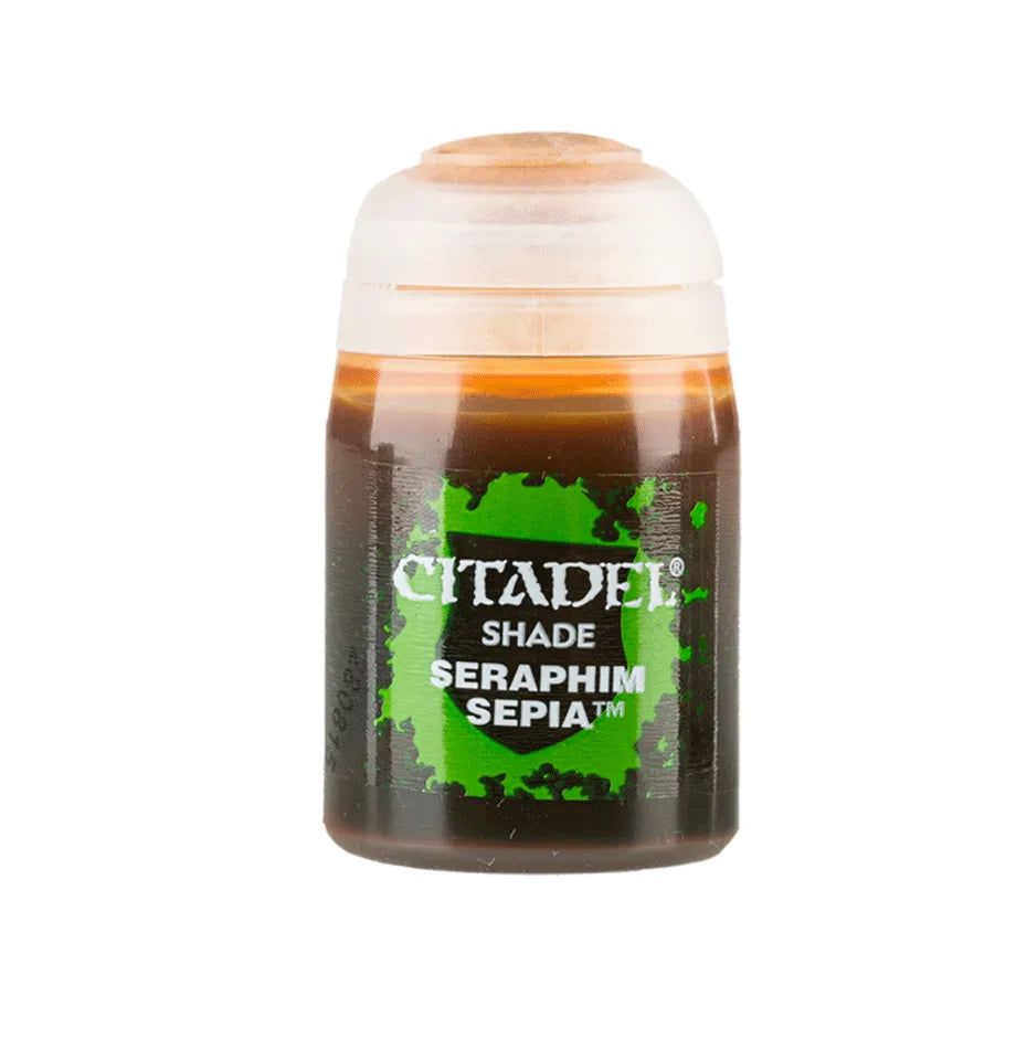 Games Workshop Shade: Seraphim Sepia (24 ml) Warhammer Tabletop Farbe