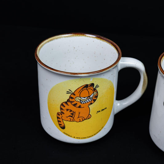 garfield-vintage-sammeltassen-kaffeetassen-1978-2er-set-zustand-gut-2 - Utopia Collectibles