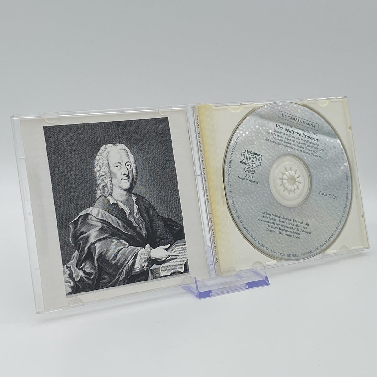 Georg Philipp Telemann - Vier Deutsche Psalmen - CD - Album - Gebraucht
