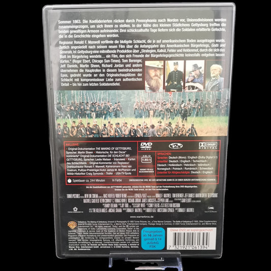 Gettysburg - Inklusive Dokumentation - Kriegsfilm - DVD - Verfilmung - Gebraucht