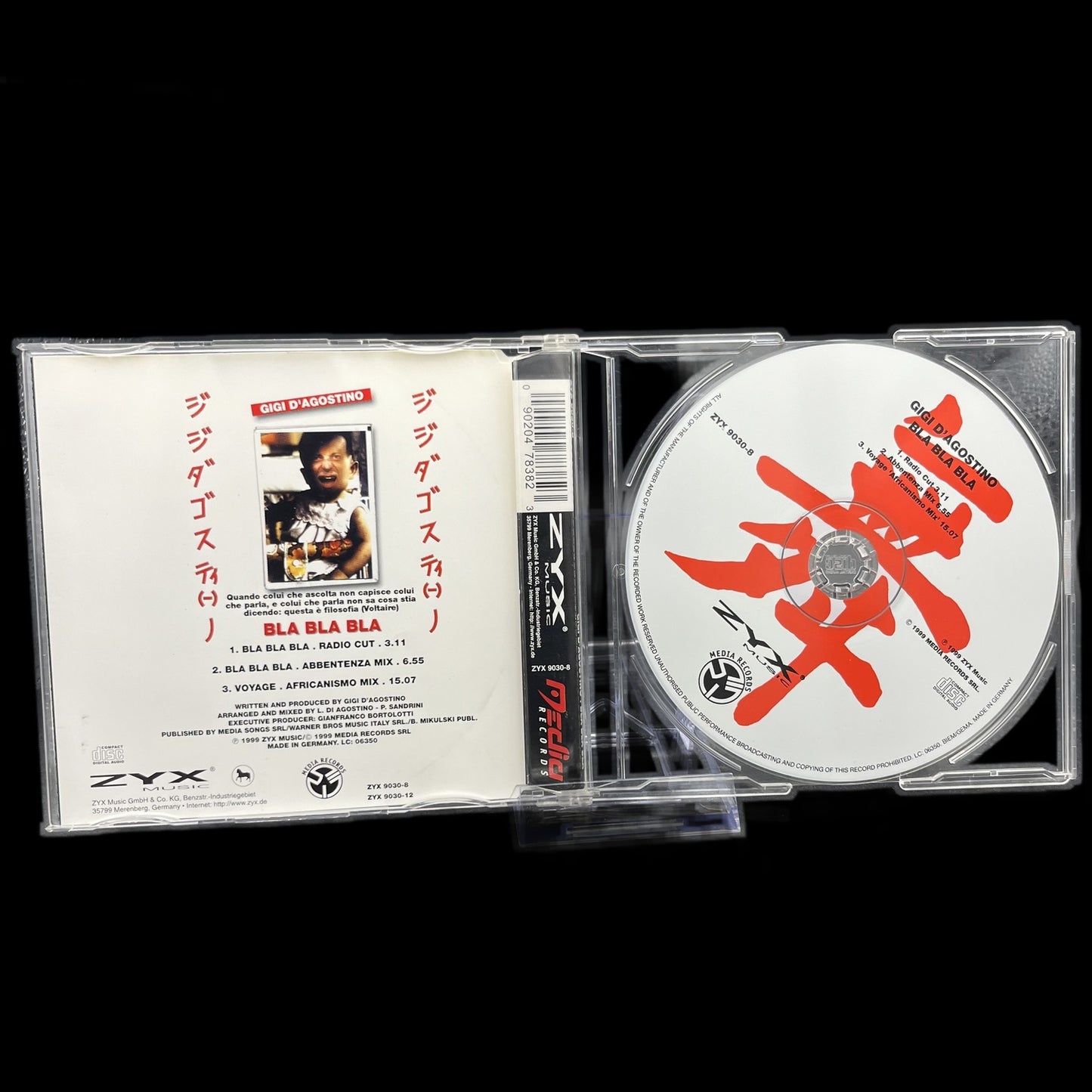Gigi D'Agostino - Bla Bla Bla - 1999 - Maxi-CD - Dance & Electronic - Gebraucht