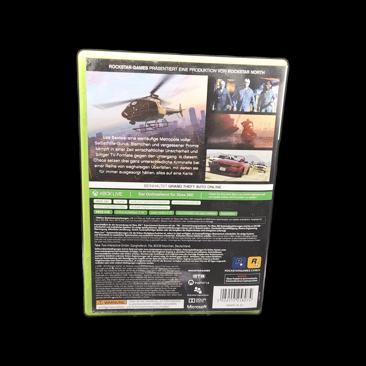 Grand Theft Auto V - Action Spiel - Xbox 360 - PAL - deutsch - CiB - Gebraucht