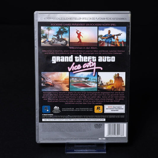 GTA Vice City - Playstation 2 PS2 Platinum - mit Poster - PAL - Zustand Gut
