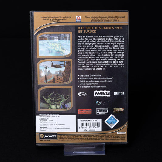Half Life - PC CD-ROM Spiel - Deutsch - Zustand Sehr Gut