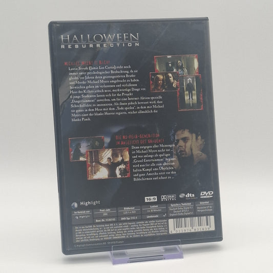 Halloween: Resurrection - Jamie Lee Curtis - 2002 - DVD - Zustand Sehr Gut