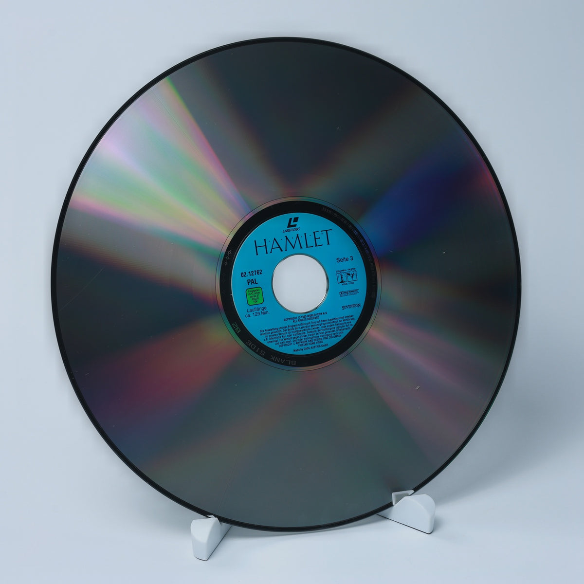 Hamlet (1993) - Mel Gibson - Franco Zeffirelli - LaserDisc - Zustand Sehr Gut
