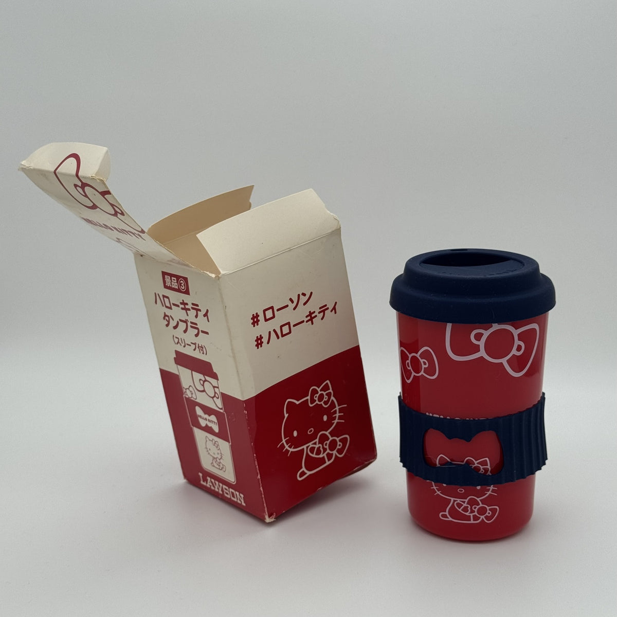 Hello Kitty Lawson Tumbler - 350ml Becher - Mit Silikonsleeve - Zustand Sehr Gut