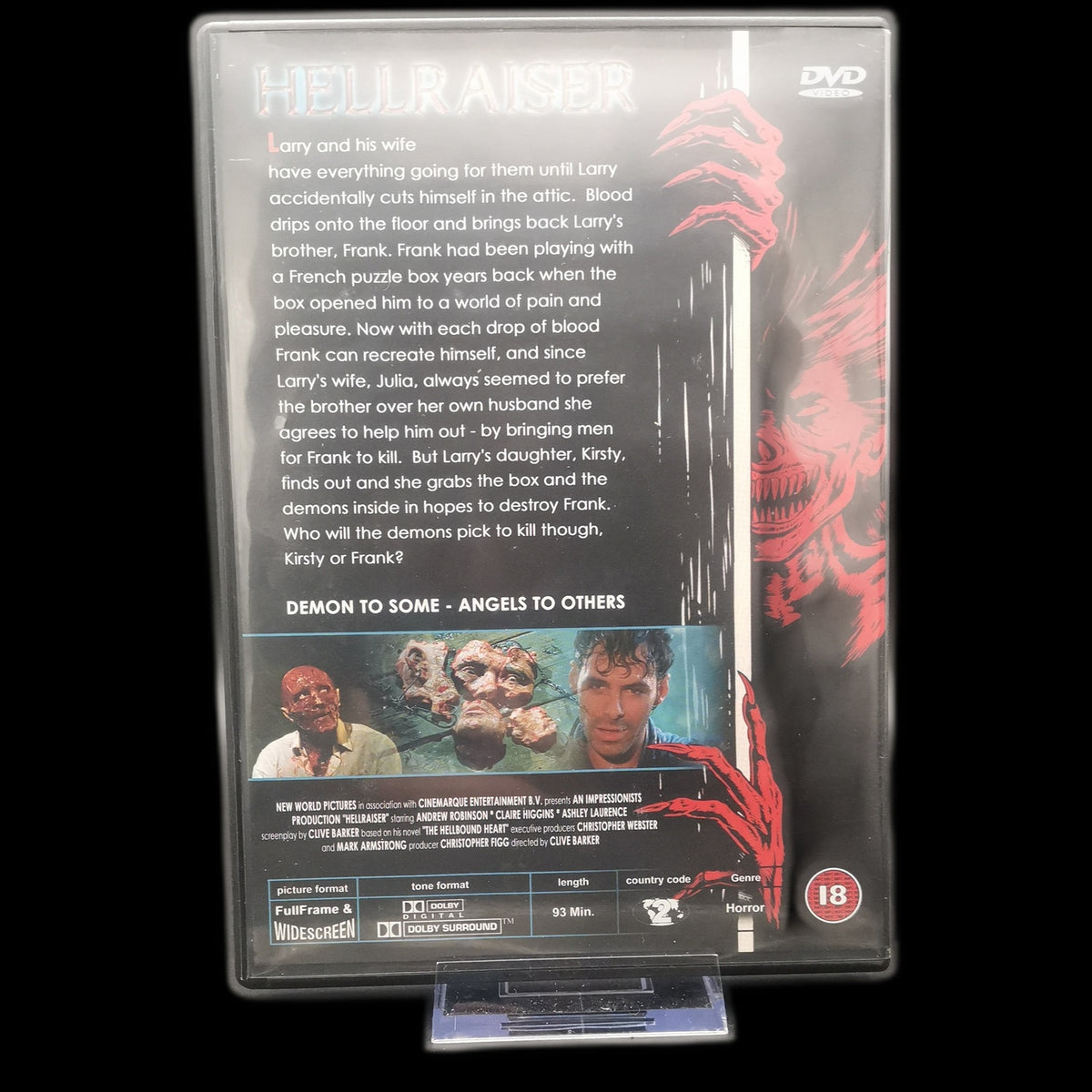 Hellraiser - Clive Barker Horror Klassiker - Horror - DVD - Okkult - Gebraucht