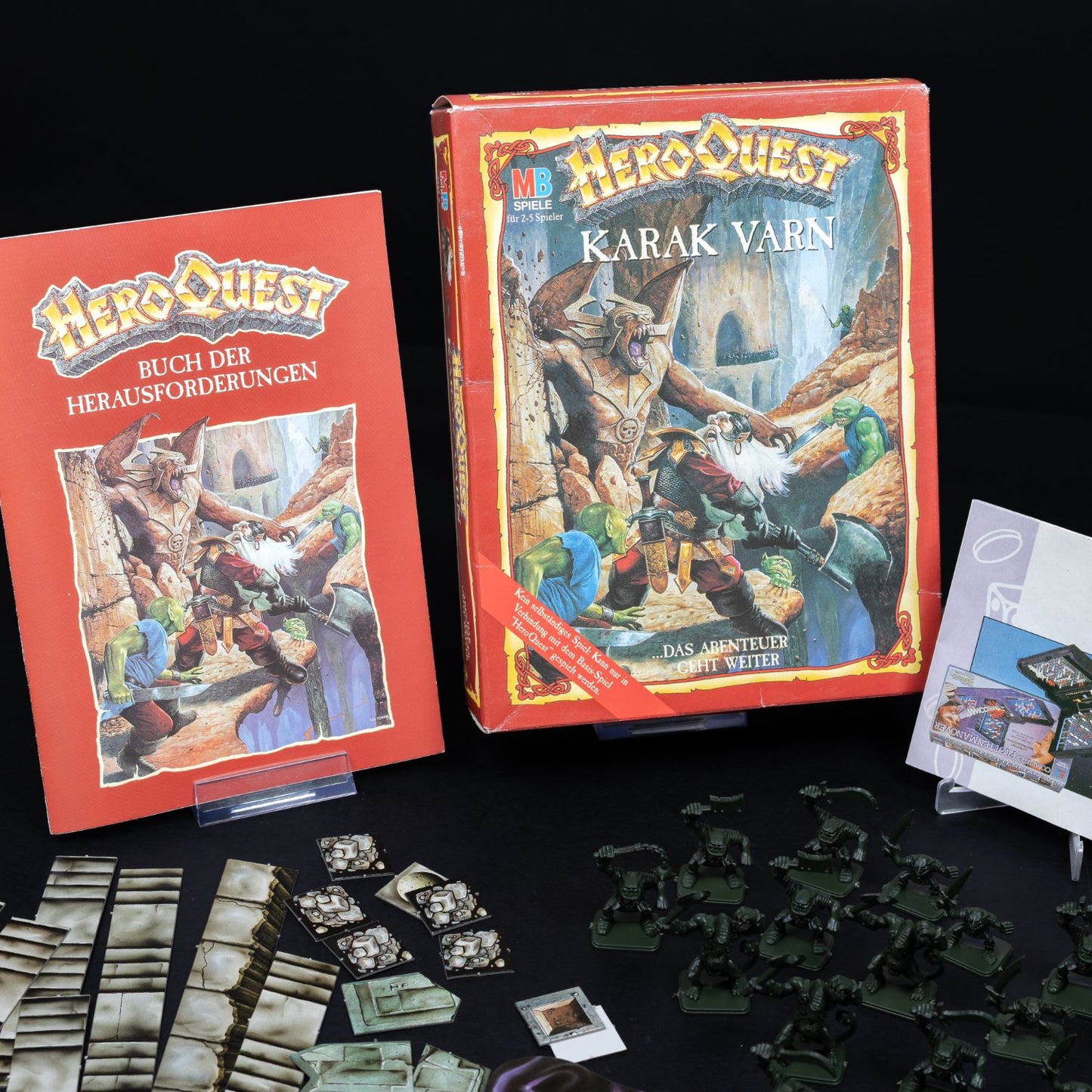 Hero Quest - Karak Varn Erweiterung - Vollständig & Unbemalt - Zustand Sehr Gut