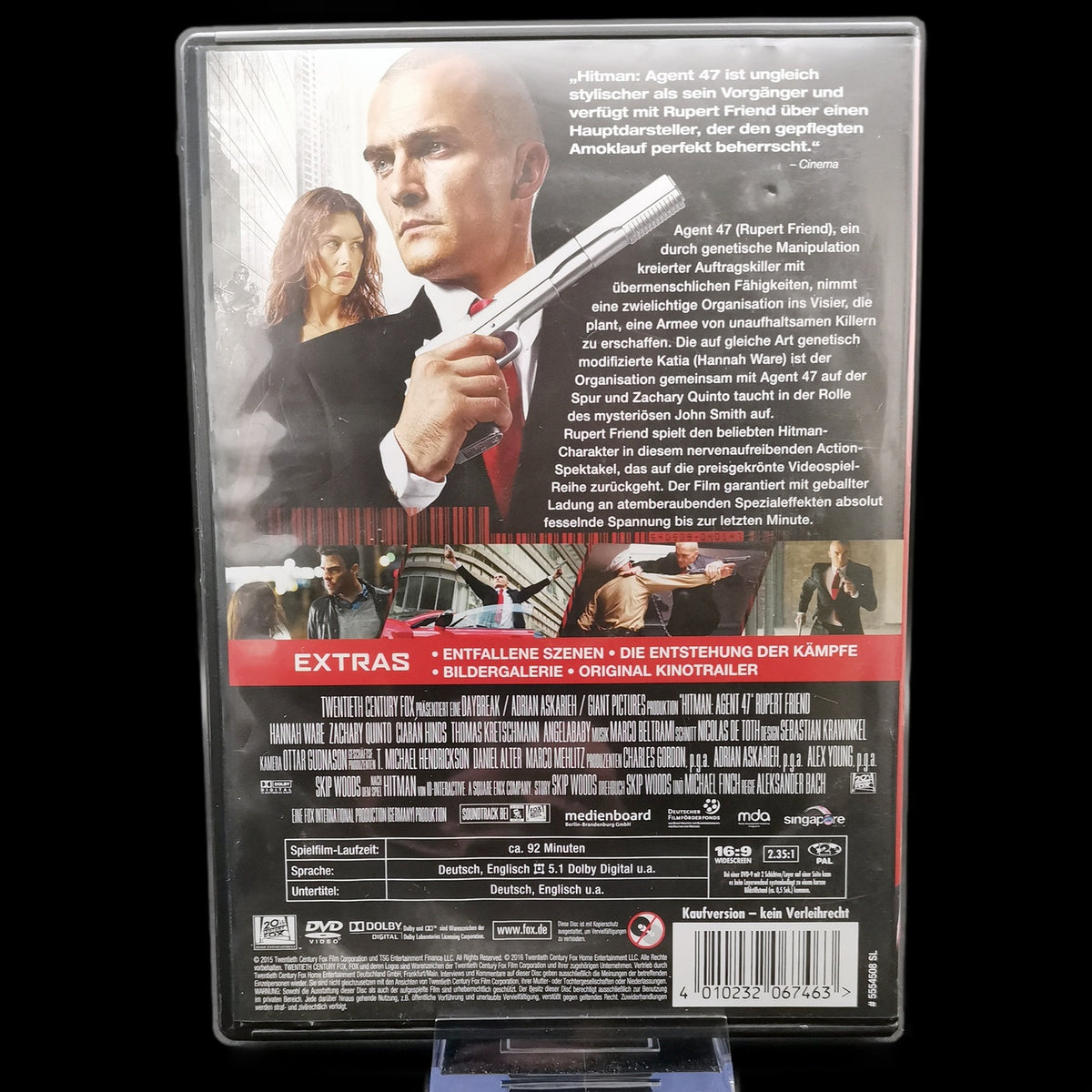 Hitman: Agent 47 - Hitman - DVD - Action - Film - Verfilmung - Gebraucht