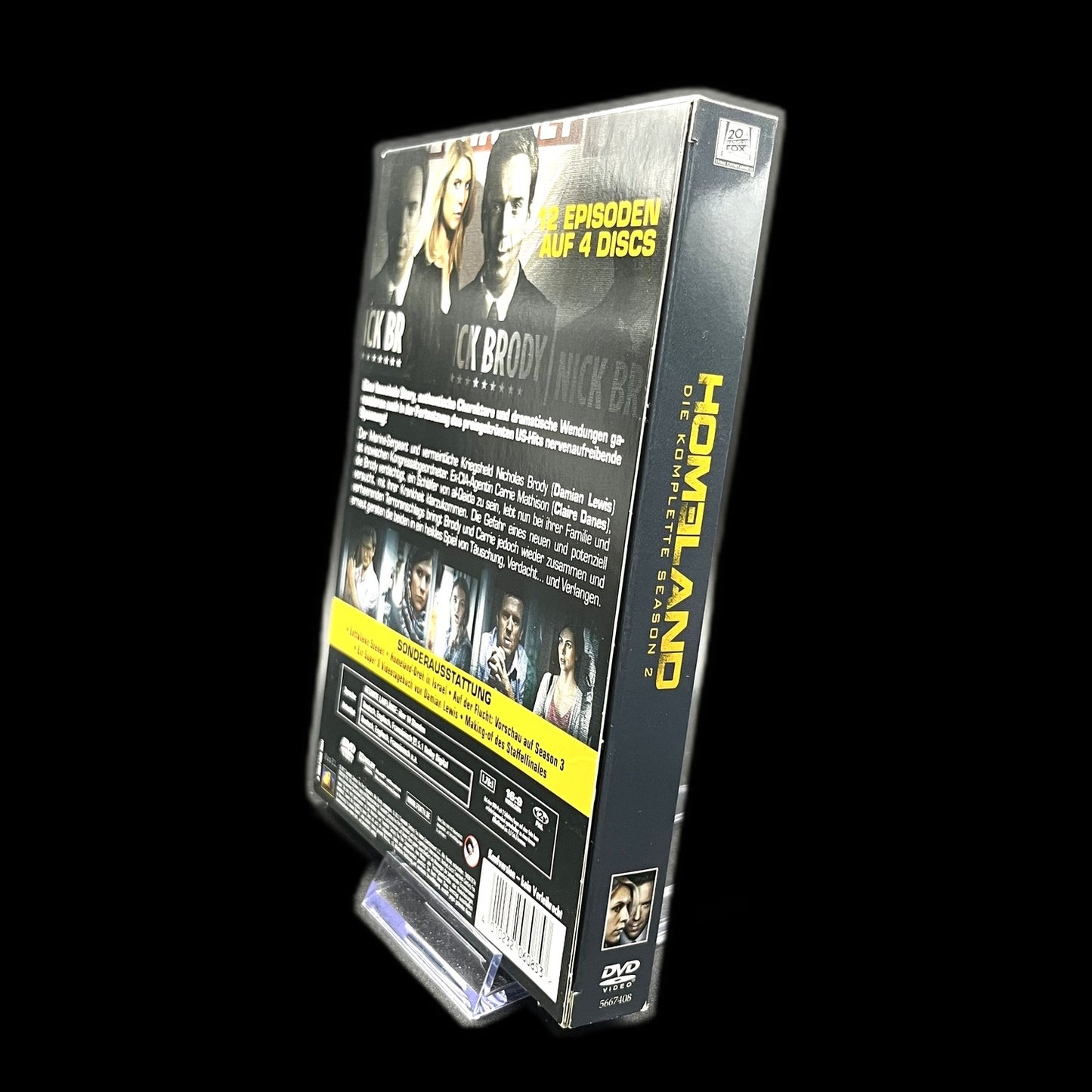 Homeland - Staffel 2 - 4 Discs - 12 Episoden - Thriller & Mystery - DVD