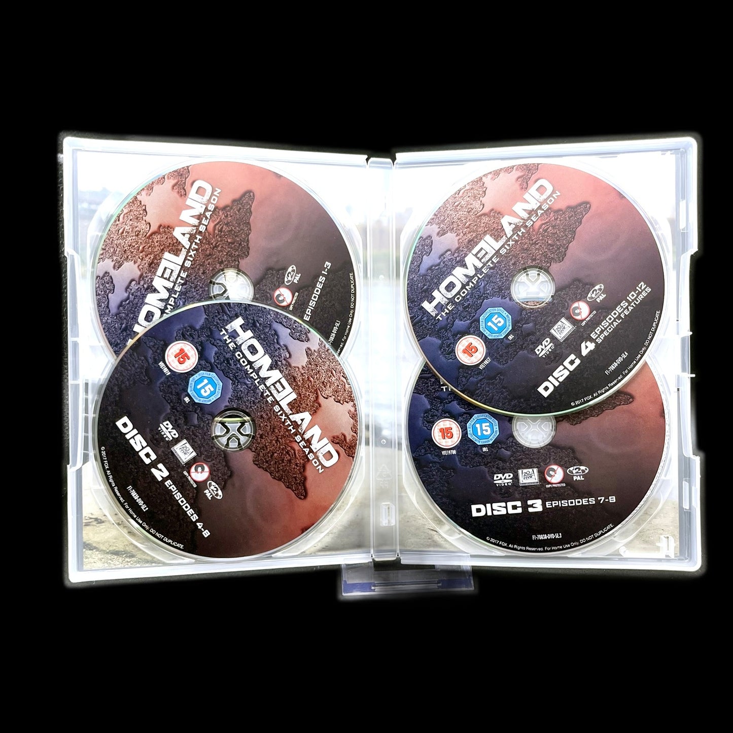 Homeland - Staffel 6 - 4-Disc-Set - UK Import - Thriller & Mystery - DVD