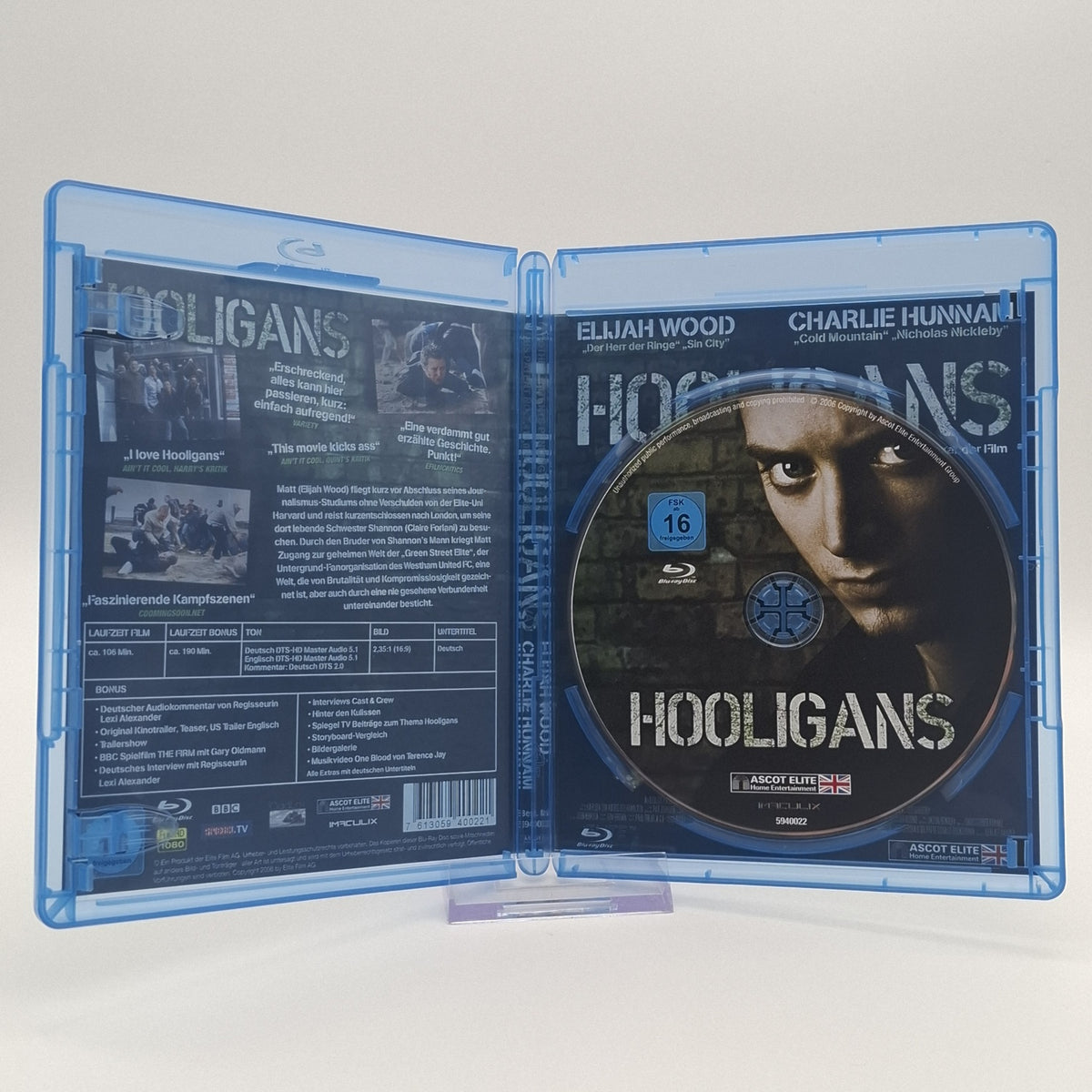 Hooligans - Deluxe Edition - Mit Elijah Wood - Blu-Ray - Film - Zustand Sehr Gut