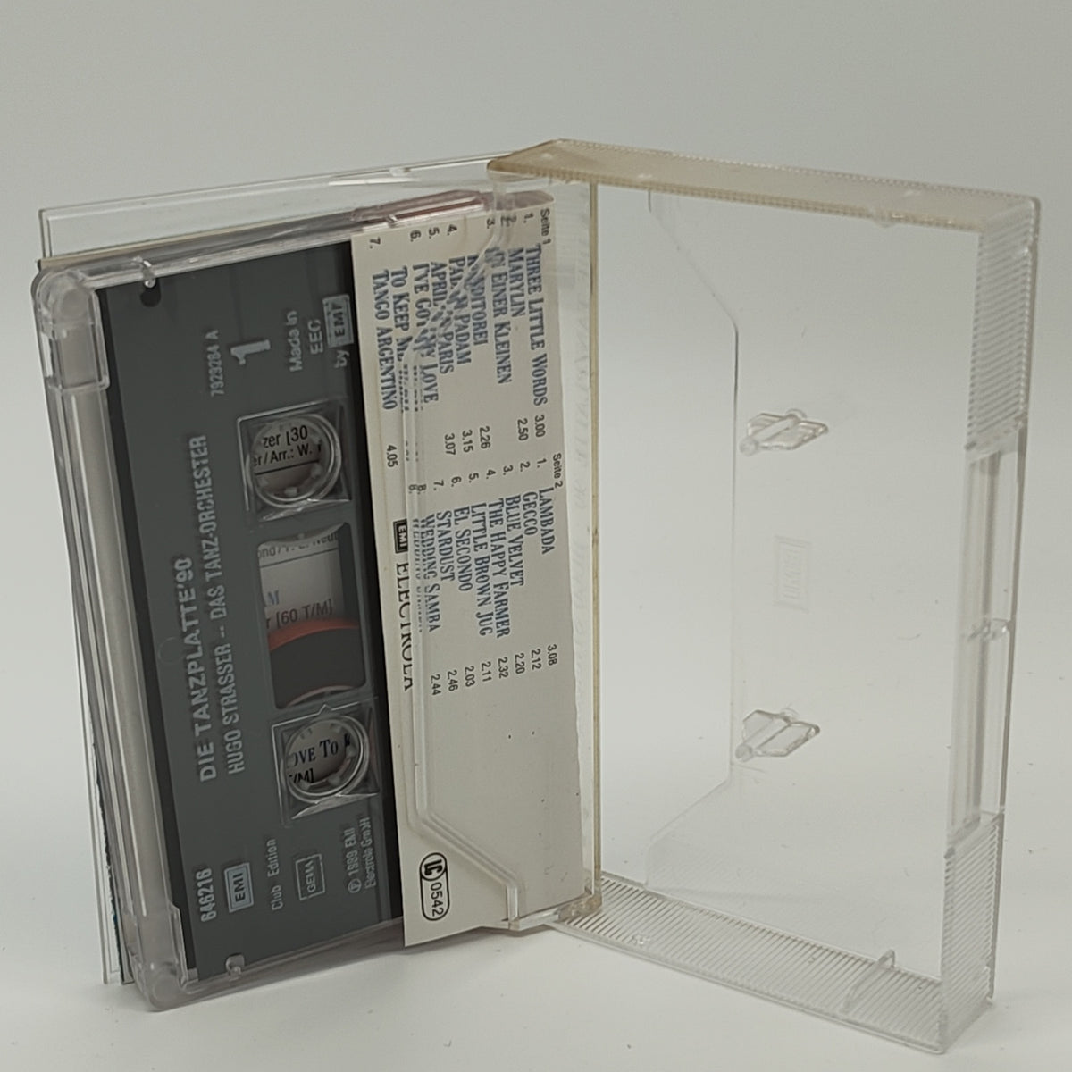 Hugo Strasser - Die Tanzplatte '90 - 1989 - Album - Musikkassette - Gebraucht