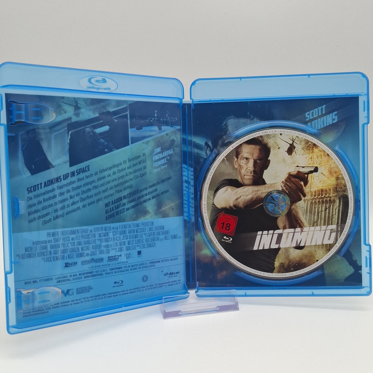 Incoming - Scott Adkins - 2018 - Blu-Ray - Wendecover - Film - Zustand Sehr Gut