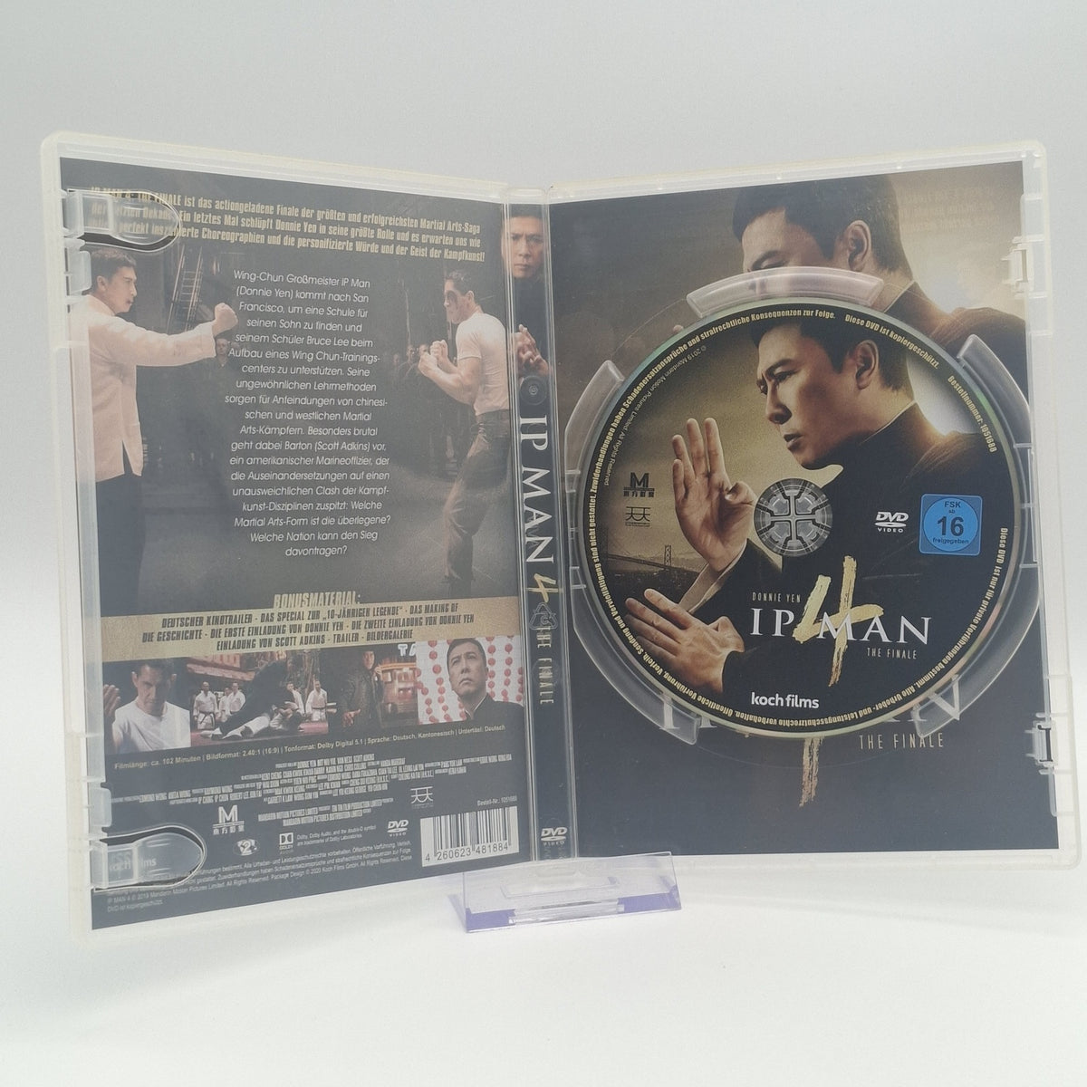 Ip Man 4: The Finale - Mit Donnie Yen - Jahr 2019 - DVD - Zustand Sehr Gut