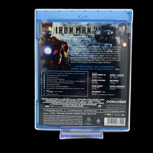 Iron Man 2 - Marvel Studios - Mit coolem AC/DC Fan-Sticker - DVD - Gebraucht