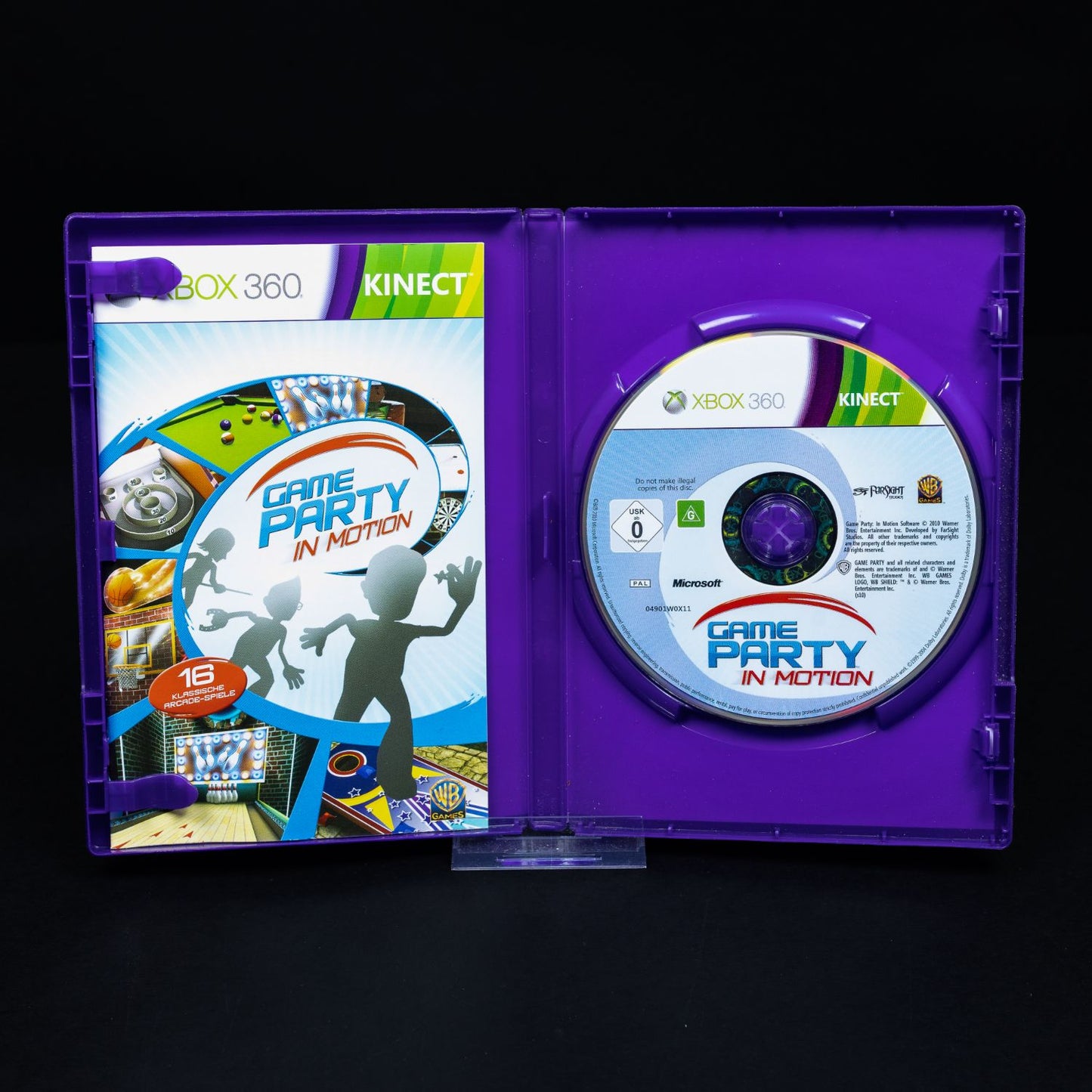 Kinect Game Party in Motion - XBOX 360 Spiel - CiB - Zustand Sehr Gut
