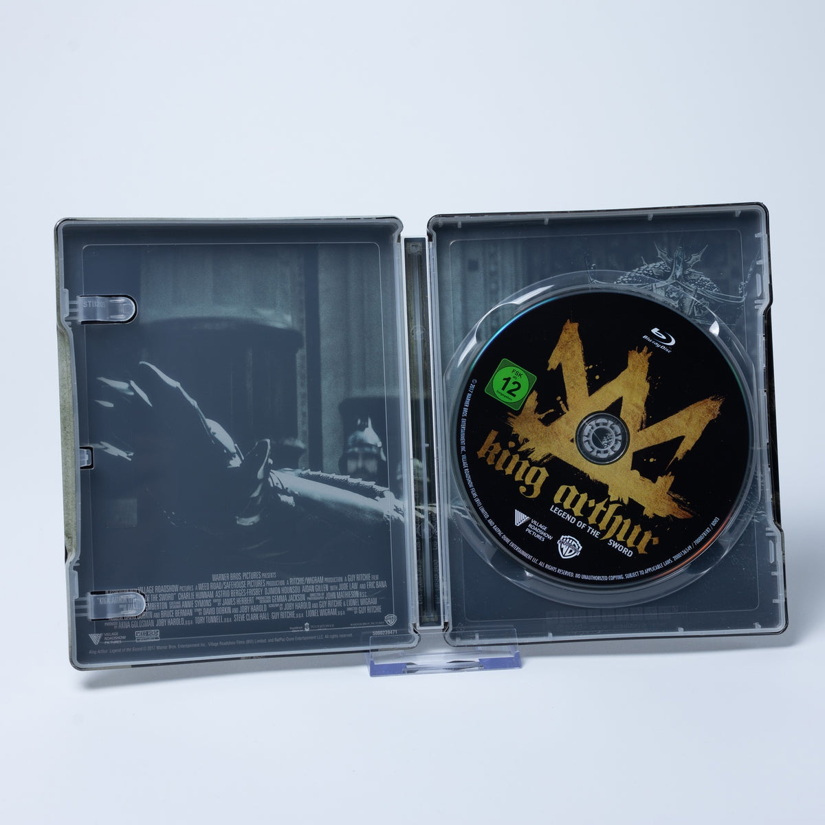 King Arthur: Legend of the Sword - Blu-Ray Steelbook - Charlie Hunnan & Jude Law