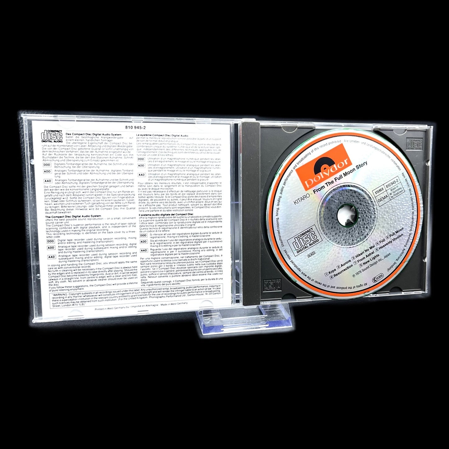 Kitaro - From The Full Moon Story - CD - New Age - Album - Gebraucht