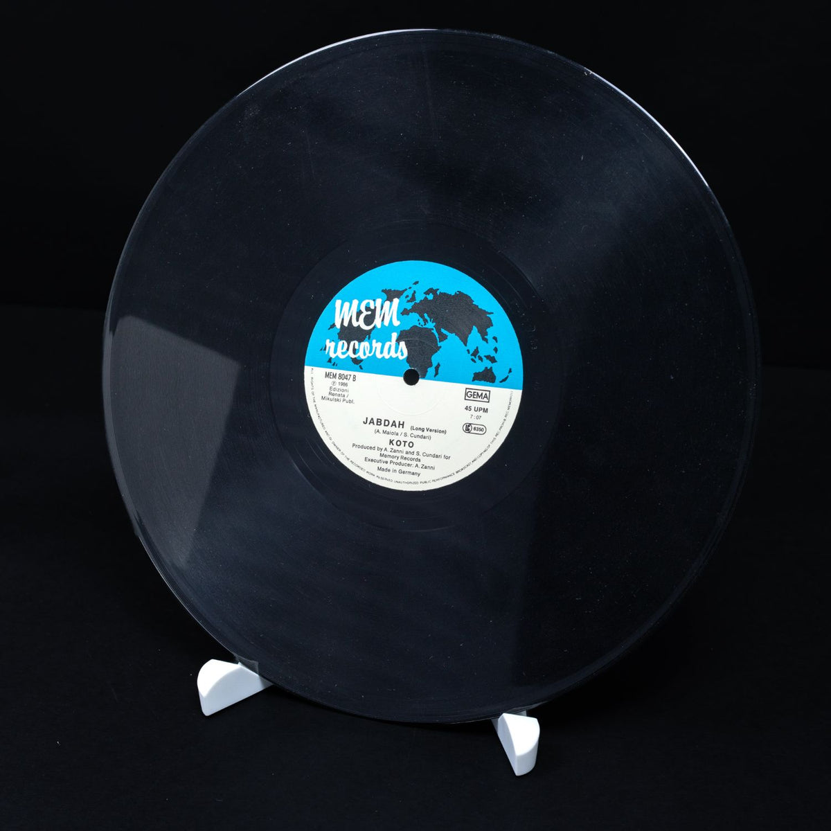 Koto - Jabdah (The Original ZYX Remix) - Vinyl 12'' Maxi-Single - NM / VG