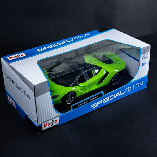 Lamborghini Centenario Modellauto - Diecast Standmodell - Maßstab 1:18 - Grün